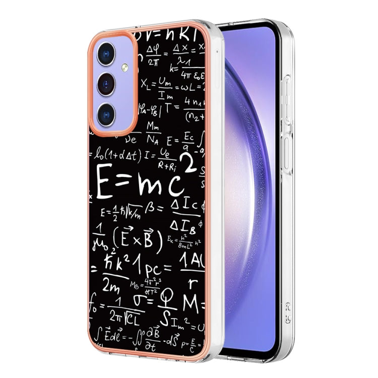 Electroplating Marble Dual-side IMD Phone case for Samsung Galaxy A15 5G, showcasing stylish design and durable TPU material.